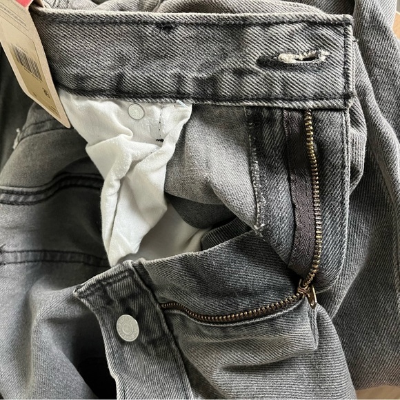NEW LEVIS sz 32 LOW PRO Faded Gray Denim Jeans Mid Rise Straight Leg - Picture 10 of 12